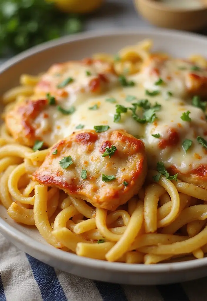 28 Garlic Butter Chicken Bites with Pasta Recipes That Melt in Your Mouth - 21. Garlic Butter Chicken Pizza Pasta