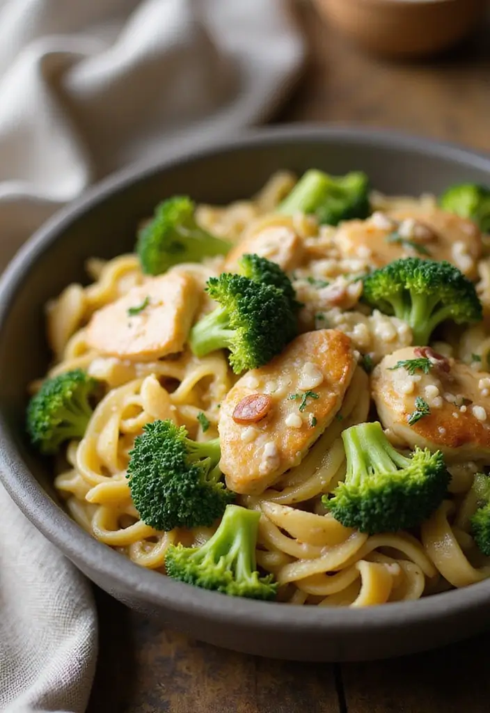 28 Garlic Butter Chicken Bites with Pasta Recipes That Melt in Your Mouth - 23. Garlic Butter Chicken and Broccoli Pasta