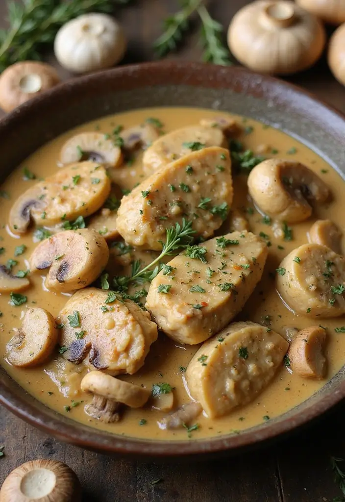 28 Instant Pot Chicken Marsala Recipes That Feel Restaurant-Quality - 2. Creamy Garlic Mushroom Chicken Marsala