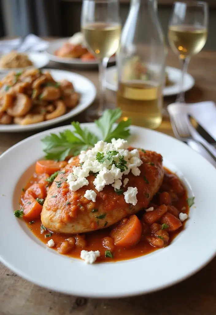 28 Instant Pot Chicken Marsala Recipes That Feel Restaurant-Quality - 22. Instant Pot Chicken Marsala with Feta Cheese