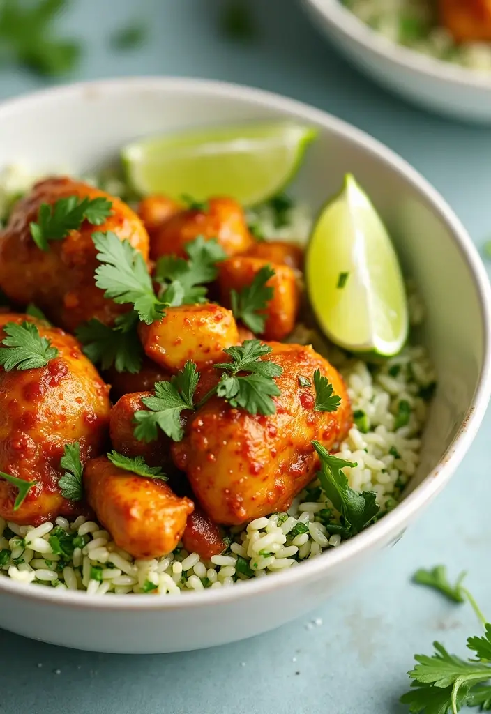 28 Instant Pot Chicken Marsala Recipes That Feel Restaurant-Quality - 25. Instant Pot Chicken Marsala with Cilantro Lime Rice