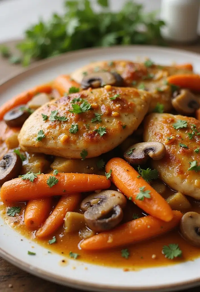 28 Instant Pot Chicken Marsala Recipes That Feel Restaurant-Quality - 27. Instant Pot Chicken Marsala with Carrots