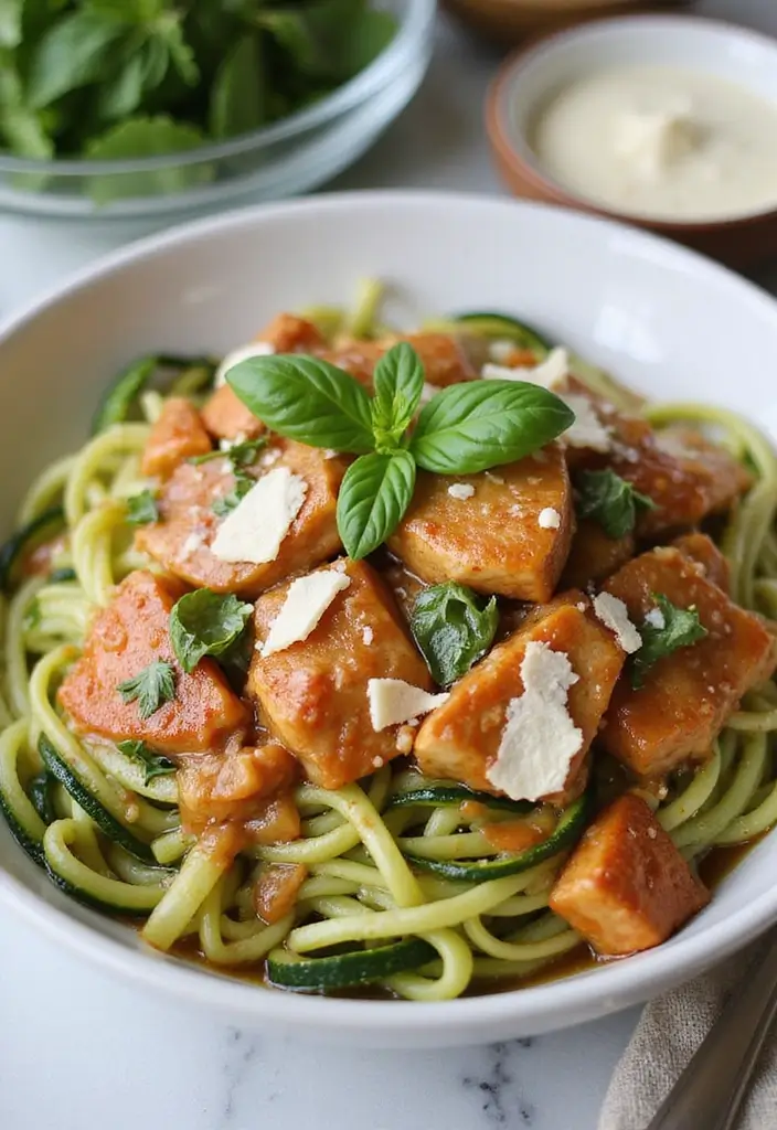 28 Instant Pot Chicken Marsala Recipes That Feel Restaurant-Quality - 3. Healthy Instant Pot Chicken Marsala with Zucchini Noodles