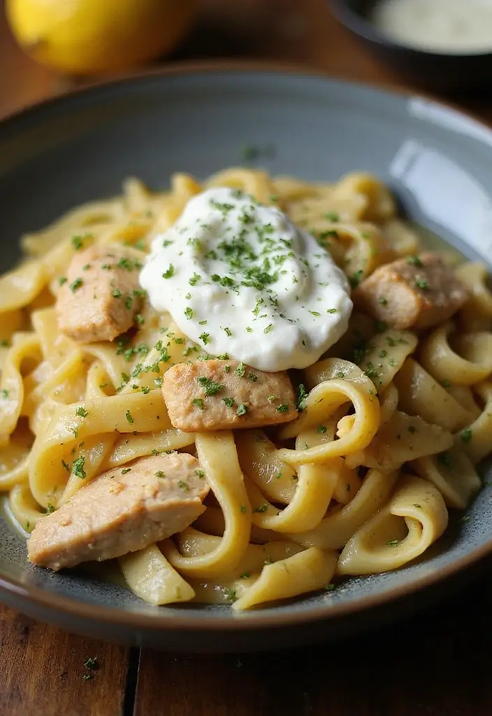 28 Lemon Butter Chicken Pasta Recipes That Feel Creamy & Elegant - 14. Lemon Butter Chicken Pasta with Ricotta