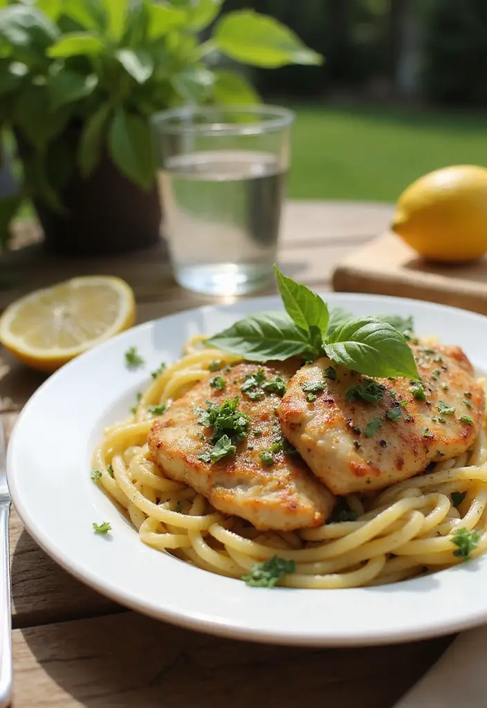28 Lemon Butter Chicken Pasta Recipes That Feel Creamy & Elegant - 2. Lemon Herb Grilled Chicken Pasta