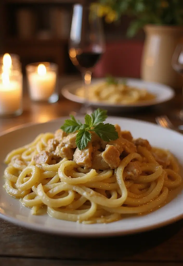 28 Lemon Butter Chicken Pasta Recipes That Feel Creamy & Elegant - 24. Lemon Butter Chicken Pasta with Artichokes