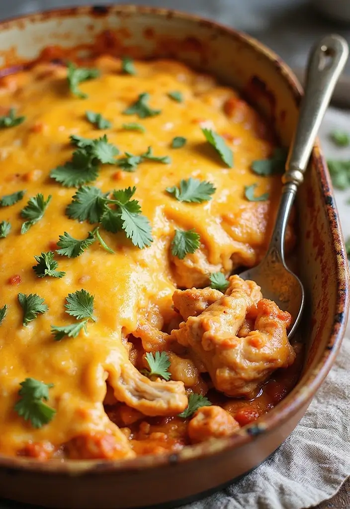 28 Mexican Chicken with Cheese Sauce Recipes That Are Gooey & Good - 19. Cheesy Chicken Chipotle Bake