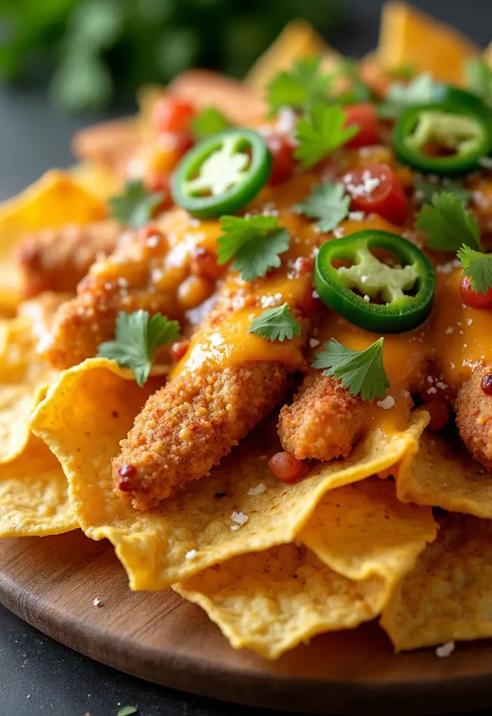28 Mexican Chicken with Cheese Sauce Recipes That Are Gooey & Good - 21. Cheesy Chicken Nachos