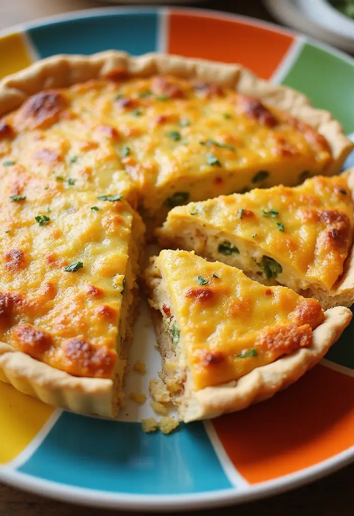 28 Mexican Chicken with Cheese Sauce Recipes That Are Gooey & Good - 24. Mexican Chicken and Cheese Quiche