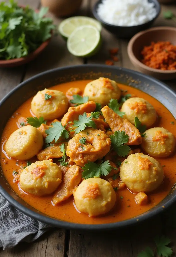 28 Old Fashioned Chicken and Dumplings Recipes That Feel Like Grandma’s - 14. Coconut Curry Chicken and Dumplings