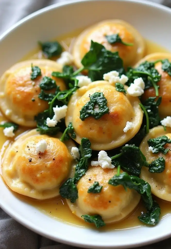 28 Old Fashioned Chicken and Dumplings Recipes That Feel Like Grandma’s - 15. Chicken and Dumplings with Spinach and Feta