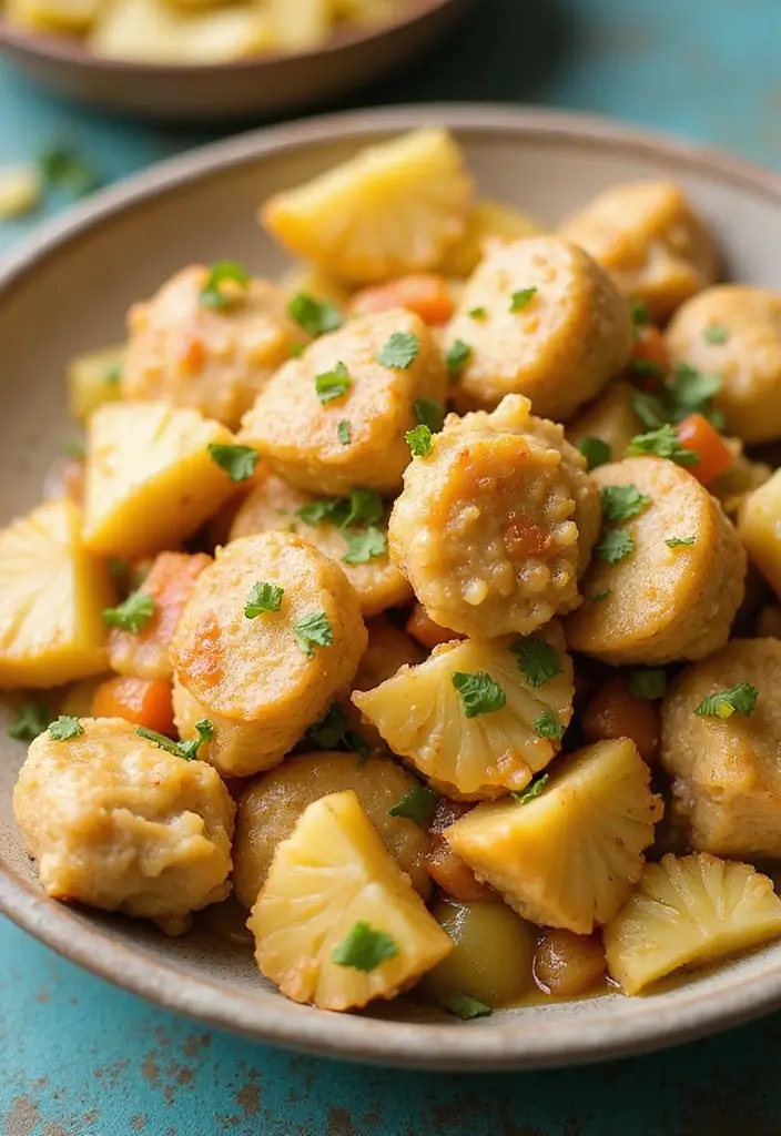 28 Old Fashioned Chicken and Dumplings Recipes That Feel Like Grandma’s - 24. Chicken and Dumplings with Pineapple