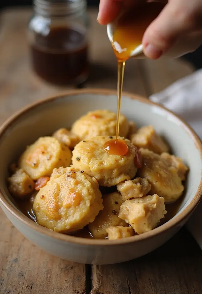 28 Old Fashioned Chicken and Dumplings Recipes That Feel Like Grandma’s - 28. Chicken and Dumplings with a Touch of Maple