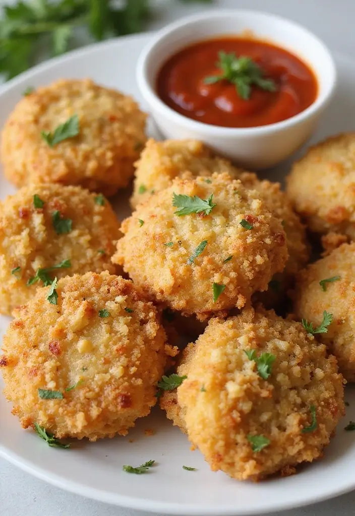 28 Oven Baked Chicken Bites Recipes That Are Crispy & Juicy - 13. Parmesan Crusted Chicken Bites