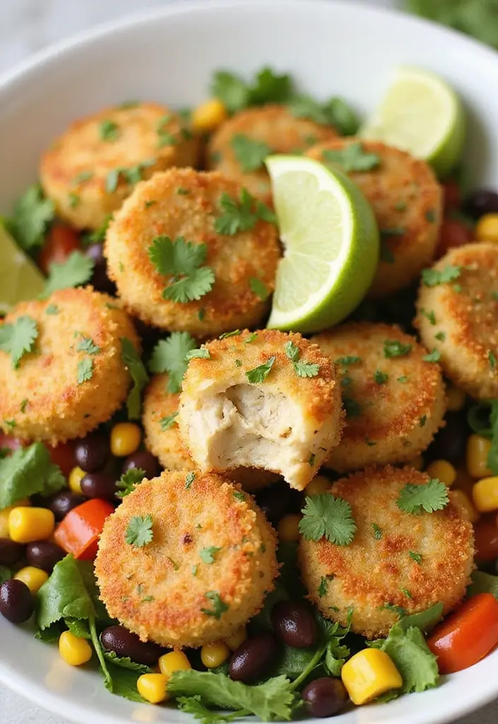 28 Oven Baked Chicken Bites Recipes That Are Crispy & Juicy - 16. Cilantro Lime Chicken Bites