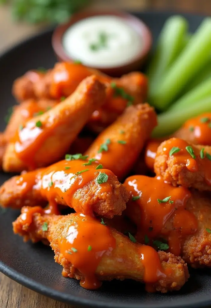 29 Chicken Fried Chicken Recipe Variations That Are Crispy Perfection - 13. Buffalo Fried Chicken