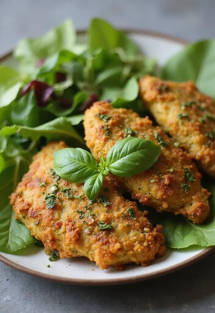 29 Chicken Fried Chicken Recipe Variations That Are Crispy Perfection - 17. Pesto Fried Chicken
