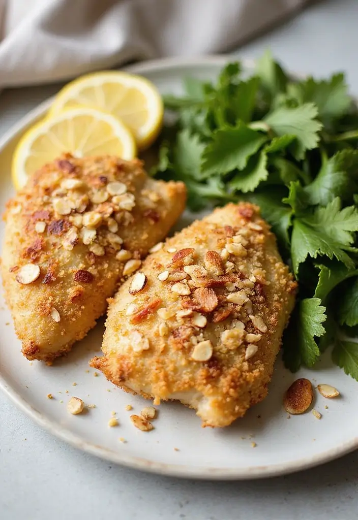 29 Chicken Fried Chicken Recipe Variations That Are Crispy Perfection - 4. Crispy Almond-Crusted Chicken