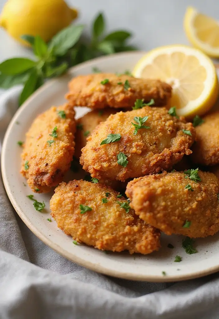 29 Chicken Fried Chicken Recipe Variations That Are Crispy Perfection - 5. Lemon Pepper Fried Chicken