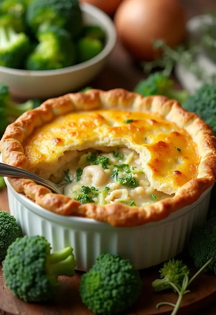 29 Chicken Pot Pie with Pie Crust Recipes That Are Classic Comfort - 20. Chicken and Broccoli Pot Pie