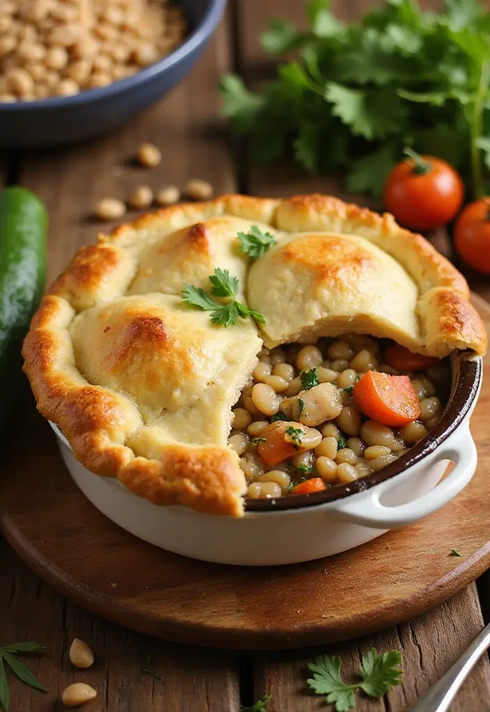 29 Chicken Pot Pie with Pie Crust Recipes That Are Classic Comfort - 27. Chicken Pot Pie with Lentils