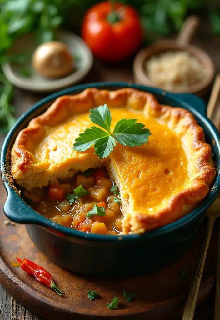 29 Chicken Pot Pie with Pie Crust Recipes That Are Classic Comfort - 5. Thai-Inspired Chicken Pot Pie