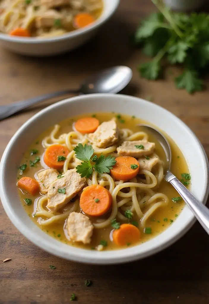 29 Chicken Soups and Stews Recipes That Feel Like a Warm Hug - 1. Classic Chicken Noodle Soup