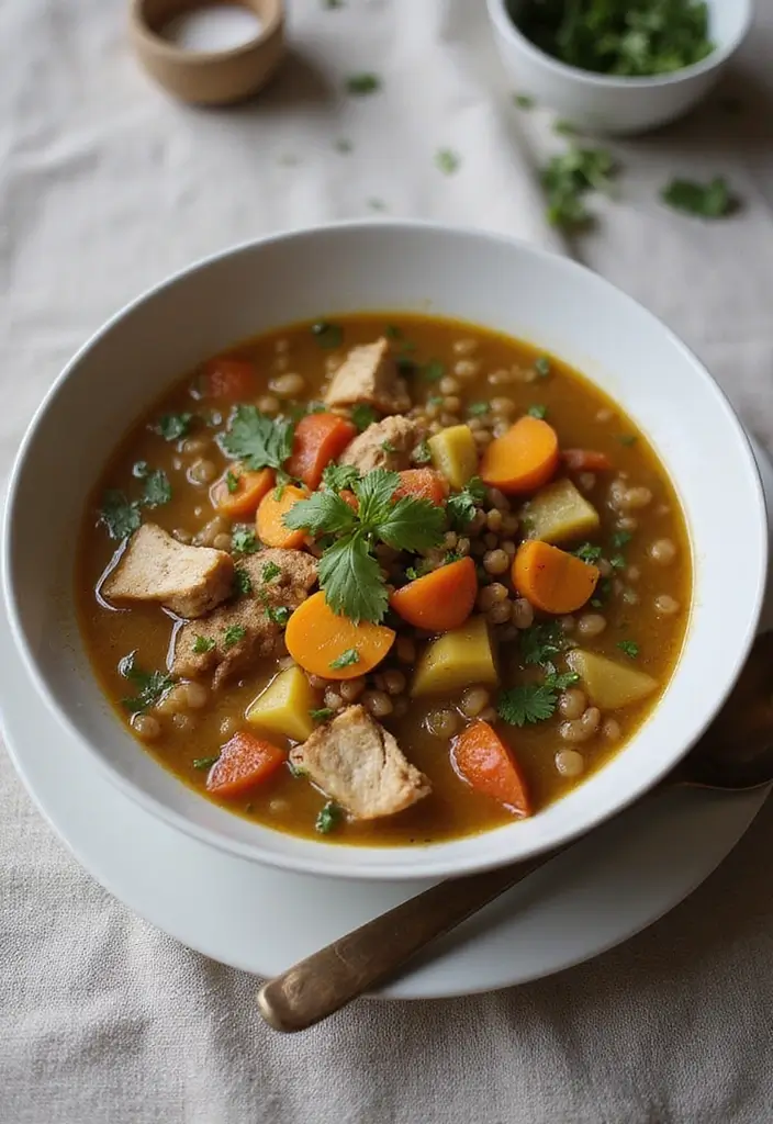 29 Chicken Soups and Stews Recipes That Feel Like a Warm Hug - 12. Chicken and Lentil Soup