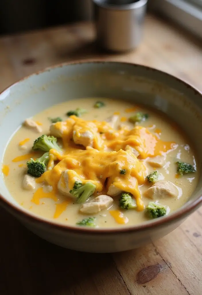 29 Chicken Soups and Stews Recipes That Feel Like a Warm Hug - 16. Chicken and Broccoli Cheese Soup