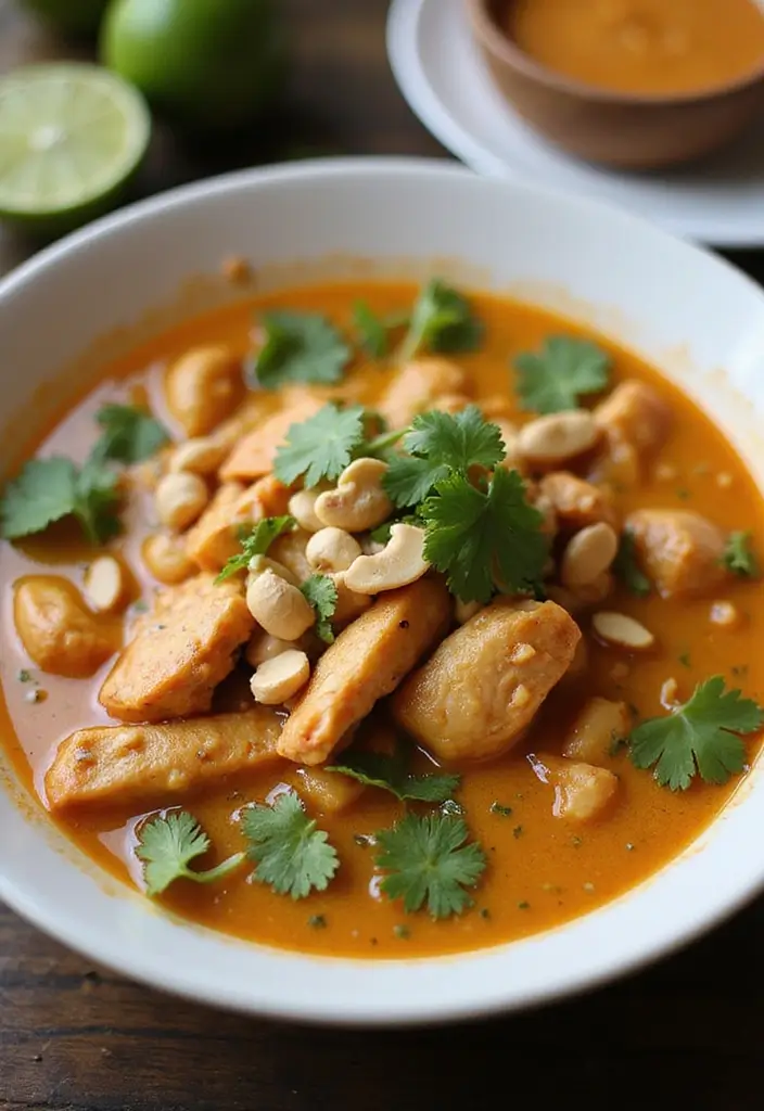 29 Chicken Soups and Stews Recipes That Feel Like a Warm Hug - 19. Chicken Satay Soup