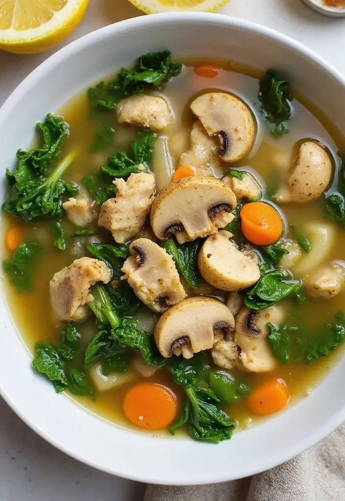 29 Chicken Soups and Stews Recipes That Feel Like a Warm Hug - 2. Lemon Ginger Chicken Soup