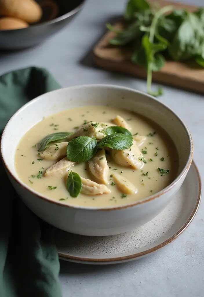 29 Chicken Soups and Stews Recipes That Feel Like a Warm Hug - 24. Chicken and Artichoke Soup