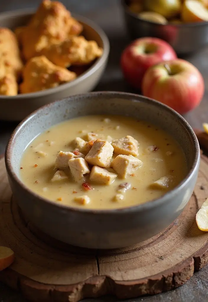 29 Chicken Soups and Stews Recipes That Feel Like a Warm Hug - 29. Chicken and Apple Soup