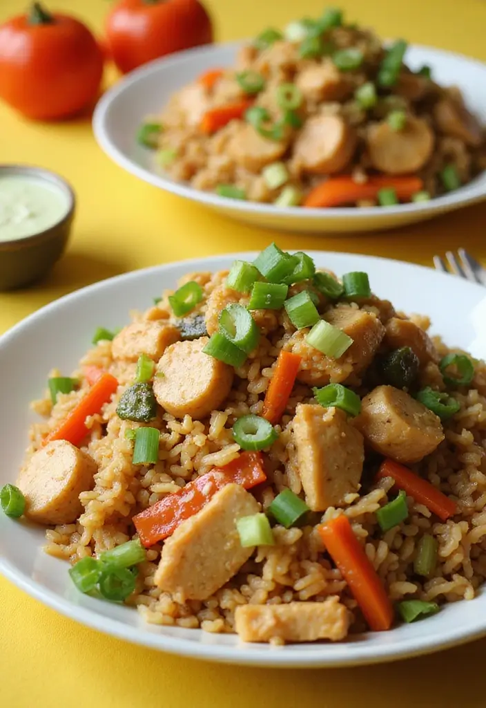 29 Chicken and Brown Rice Recipes for Clean Eating - 12. Chicken Fried Brown Rice