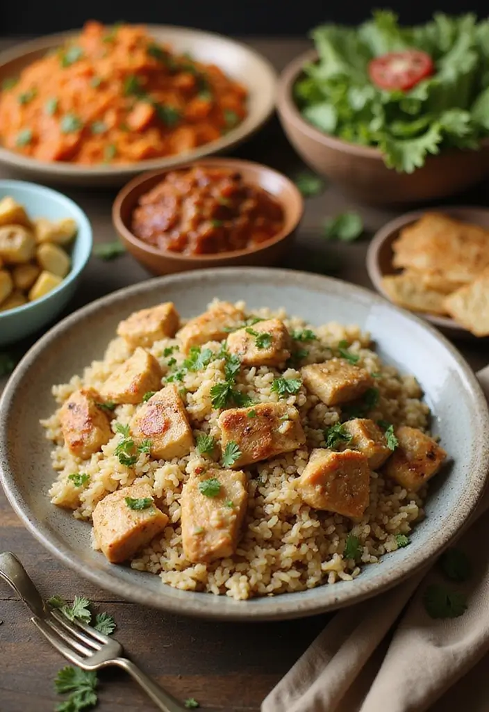 29 Chicken and Brown Rice Recipes for Clean Eating - 20. Chicken and Brown Rice Pilaf