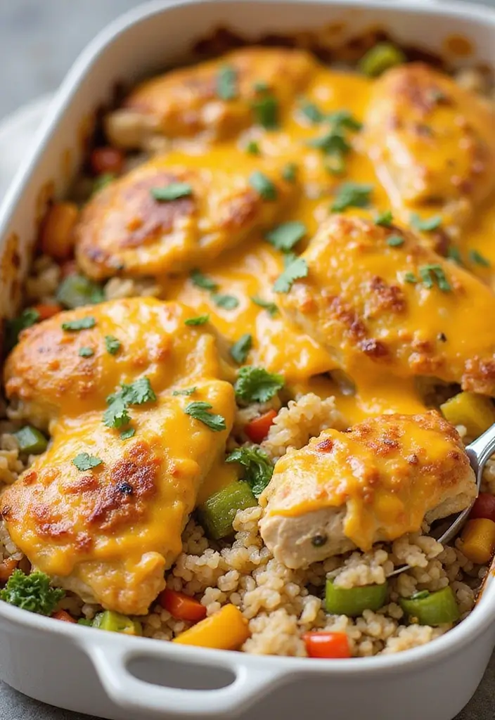 29 Chicken and Brown Rice Recipes for Clean Eating - 29. Chicken and Brown Rice Bake
