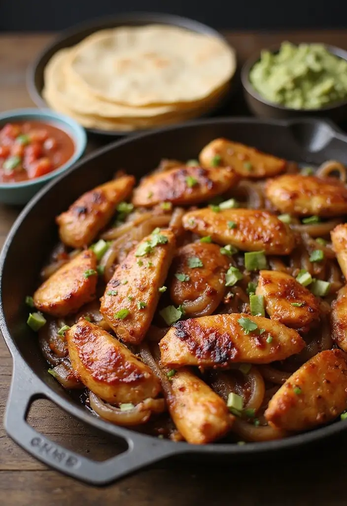 29 Chicken and Onion Recipes That Add Sweet Caramelized Flavor - 10. Chicken and Onion Fajitas