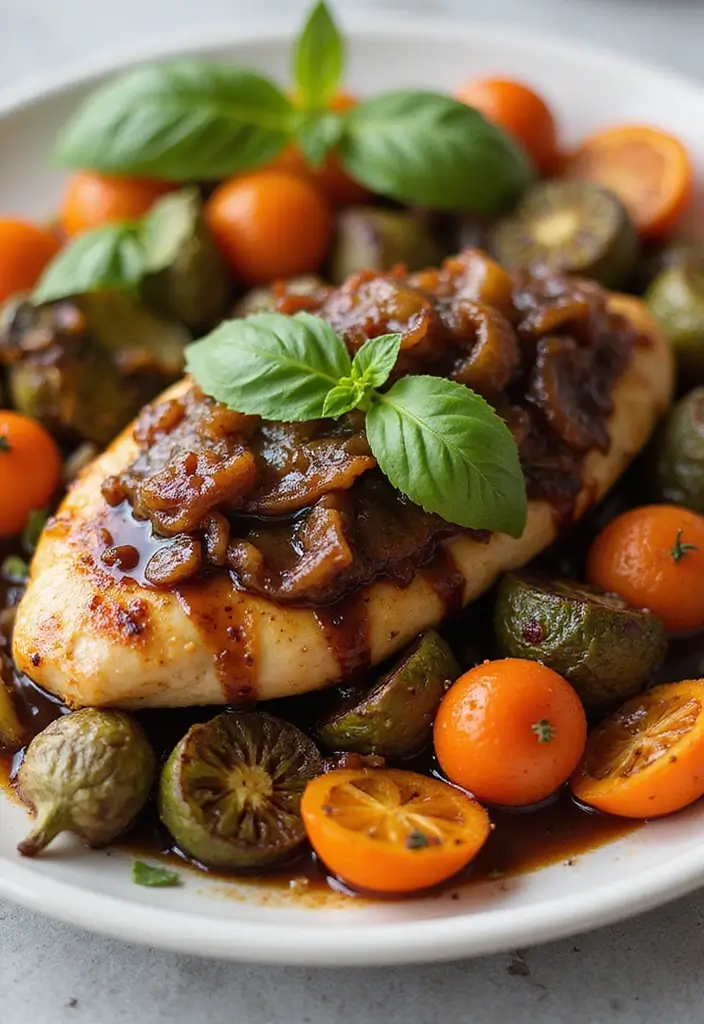 29 Chicken and Onion Recipes That Add Sweet Caramelized Flavor - 11. Balsamic Chicken with Caramelized Onions