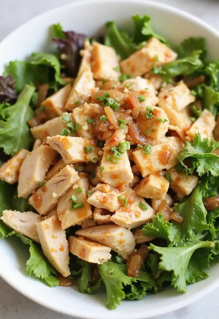 29 Chicken and Onion Recipes That Add Sweet Caramelized Flavor - 20. Chicken and Onion Salad