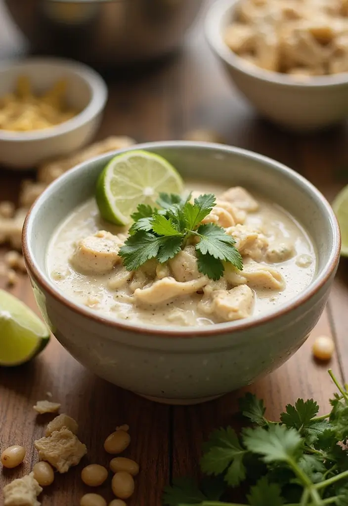 29 Creamy White Chicken Chili Recipes That Are Thick & Comforting - 1. Creamy Classic White Chicken Chili