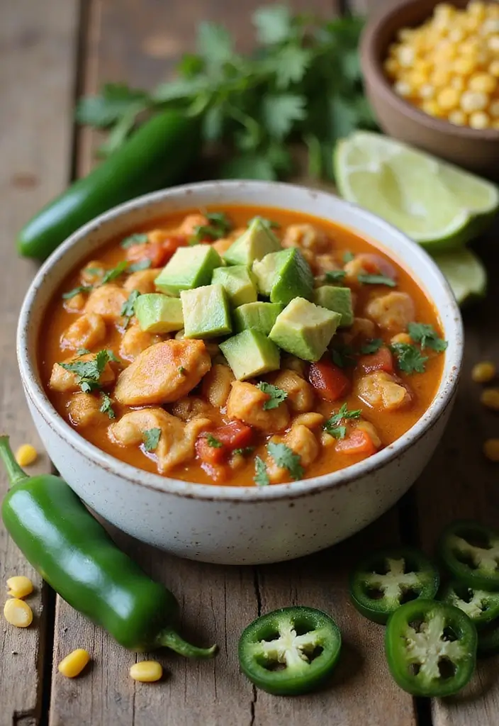 29 Creamy White Chicken Chili Recipes That Are Thick & Comforting - 2. Spicy Jalapeño White Chicken Chili