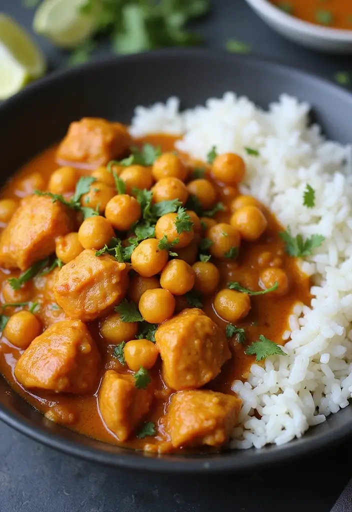 29 Dairy Free Butter Chicken Recipes That Taste Just as Good - 11. Curry-Spiced Chickpea Butter Chicken