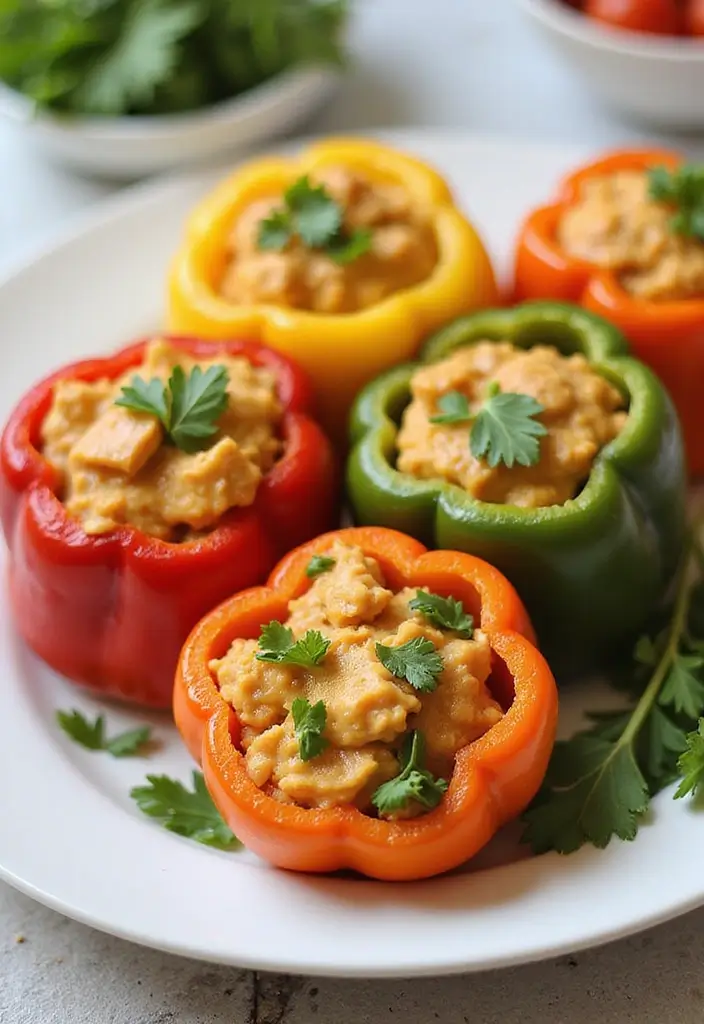 29 Dairy Free Butter Chicken Recipes That Taste Just as Good - 13. Butter Chicken Stuffed Peppers