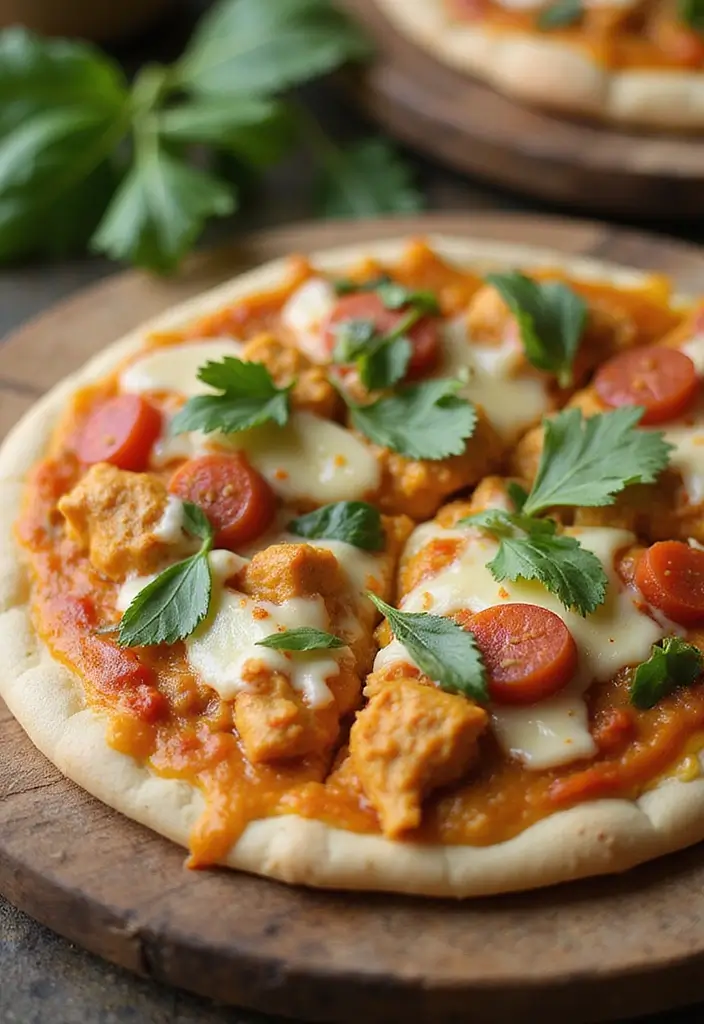 29 Dairy Free Butter Chicken Recipes That Taste Just as Good - 15. Butter Chicken Pizza with Dairy-Free Cheese