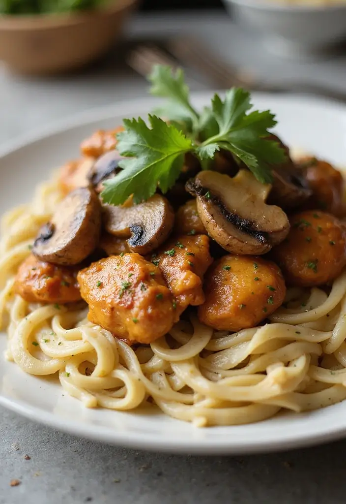 29 Dairy Free Butter Chicken Recipes That Taste Just as Good - 20. Butter Chicken with Portobello Mushrooms