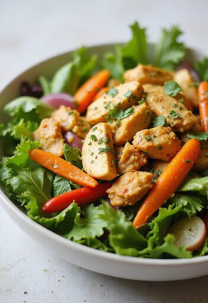 29 Dairy Free Butter Chicken Recipes That Taste Just as Good - 21. Butter Chicken Salad Bowl