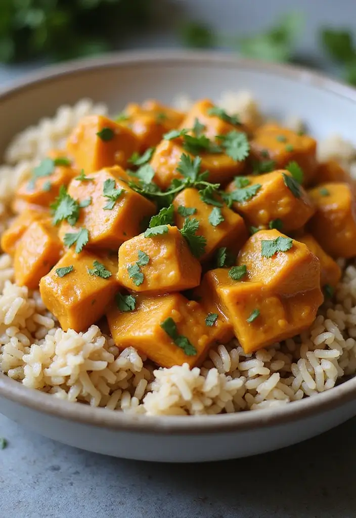 29 Dairy Free Butter Chicken Recipes That Taste Just as Good - 24. Butter Chicken with Brown Rice