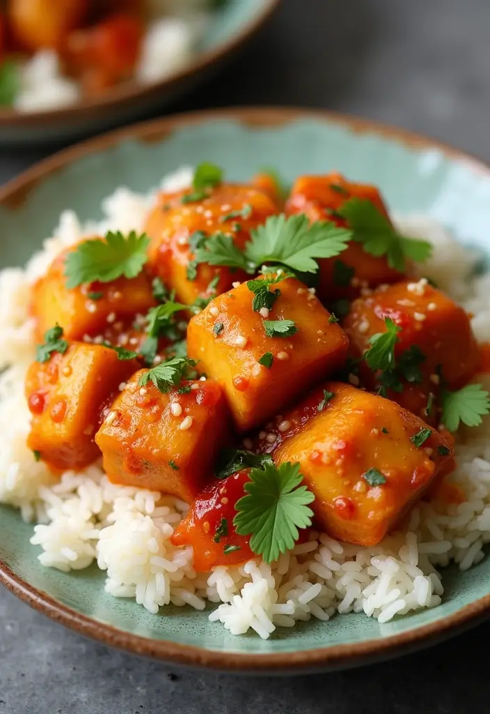 29 Dairy Free Butter Chicken Recipes That Taste Just as Good - 6. Spicy Tofu Butter Chicken