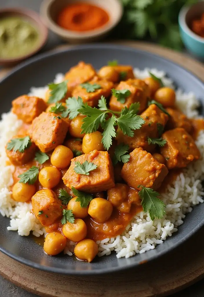 29 Dairy Free Butter Chicken Recipes That Taste Just as Good - 8. Chickpea Butter Chicken