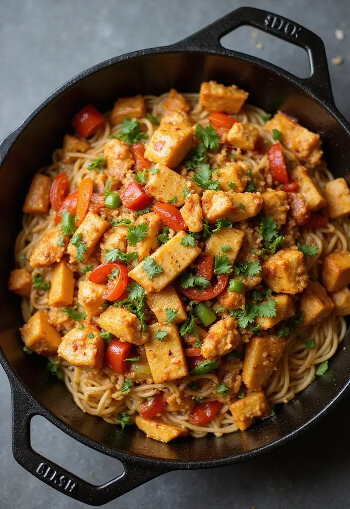 29 Dutch Oven Chicken Recipes That Feel Rustic & Flavorful - 15. Spicy Chicken Stir-Fry